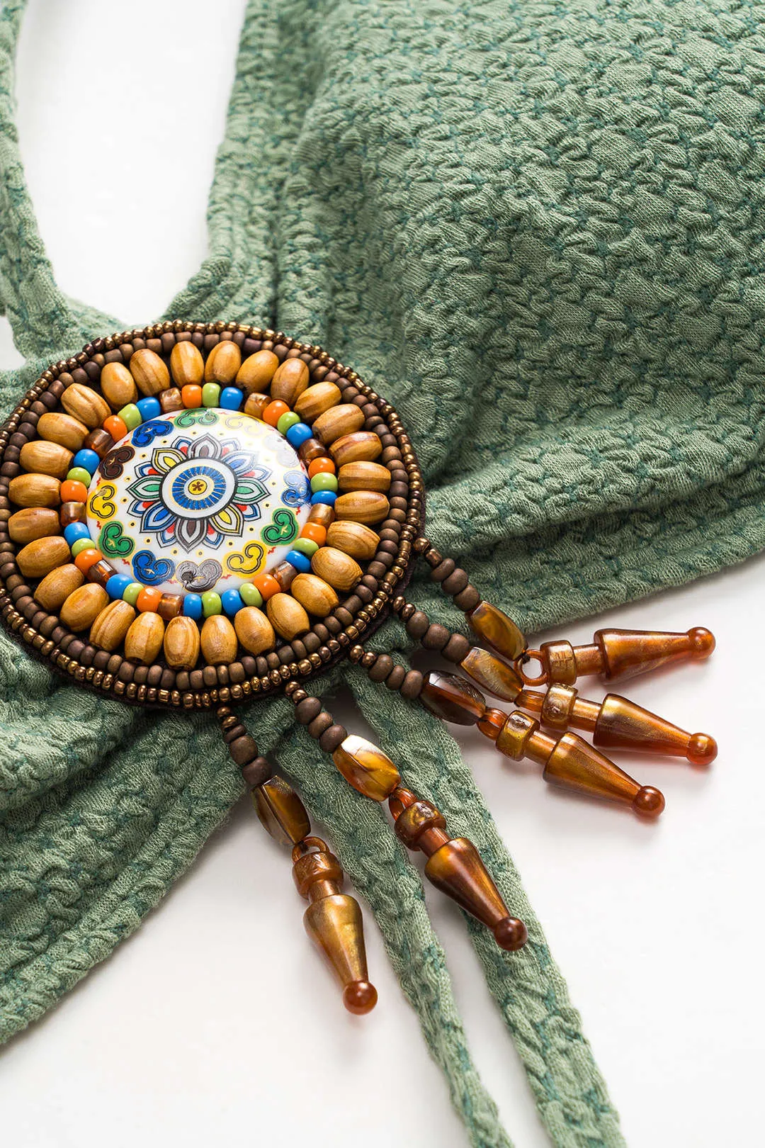 Drawstring Detail Beaded Bikini Set sold by Micas product image thumbnail 2