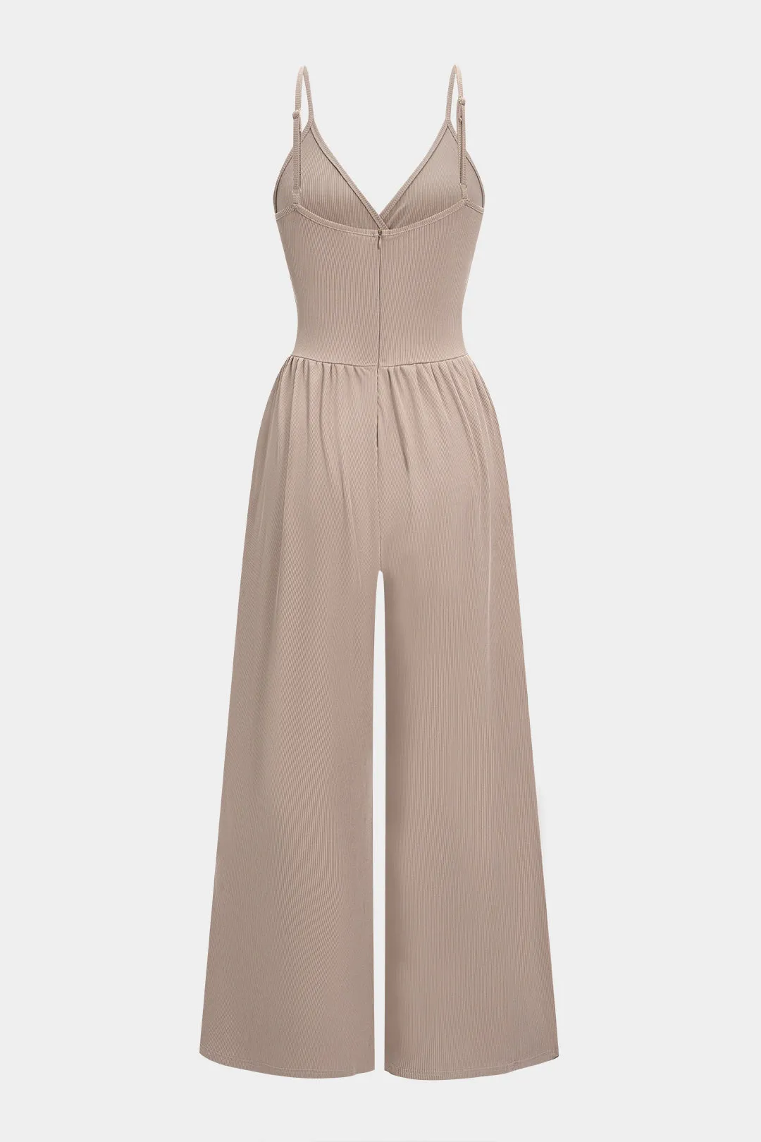 High Waist Wide Leg Sleeveless Jumpsuit sold by Micas product image thumbnail 2