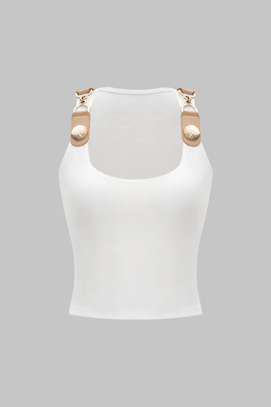 Metallic Decor Slip Cami Top sold by Micas