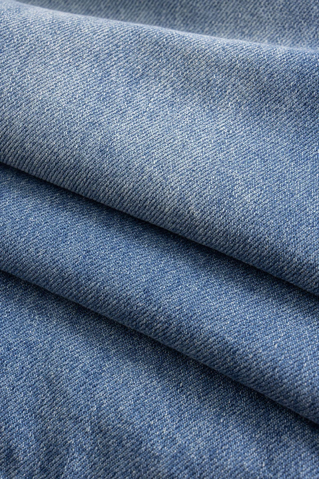 Denim Patchwork Asymmetrical Jorts sold by Micas product image thumbnail 5