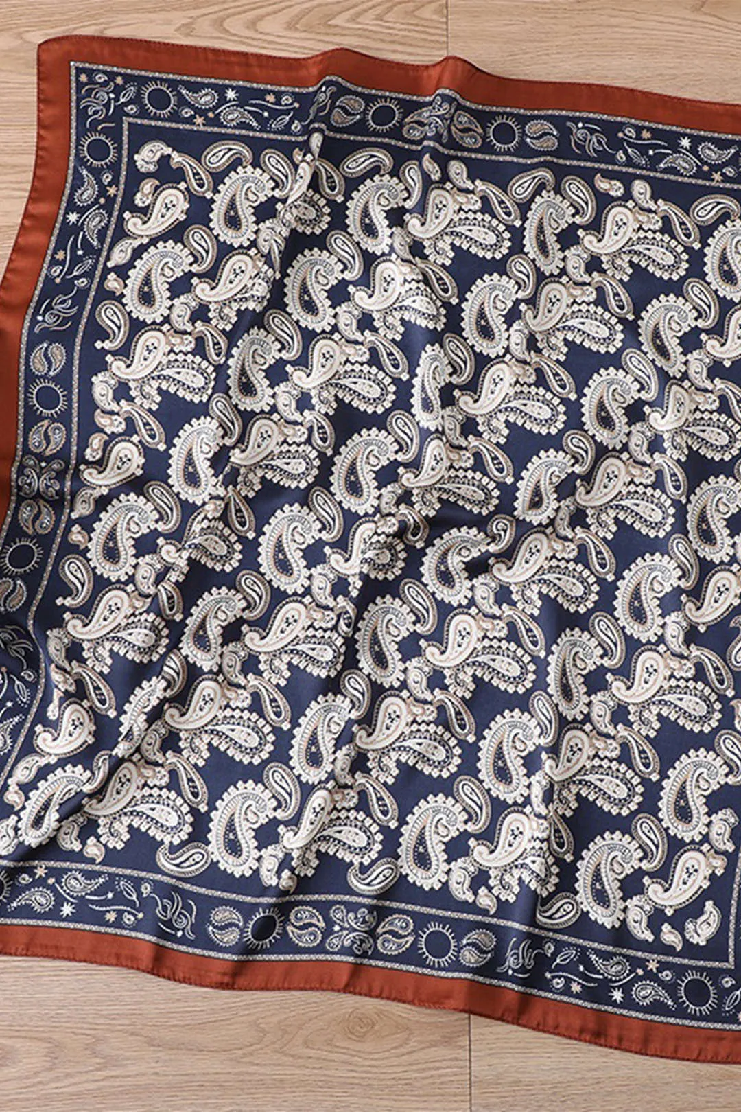 Retro Print Scarf sold by Micas product image thumbnail 3