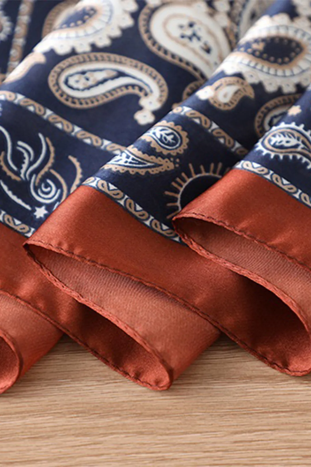 Retro Print Scarf sold by Micas product image thumbnail 4