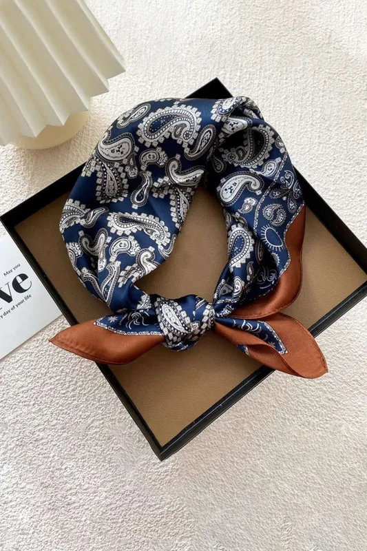 Retro Print Scarf sold by Micas