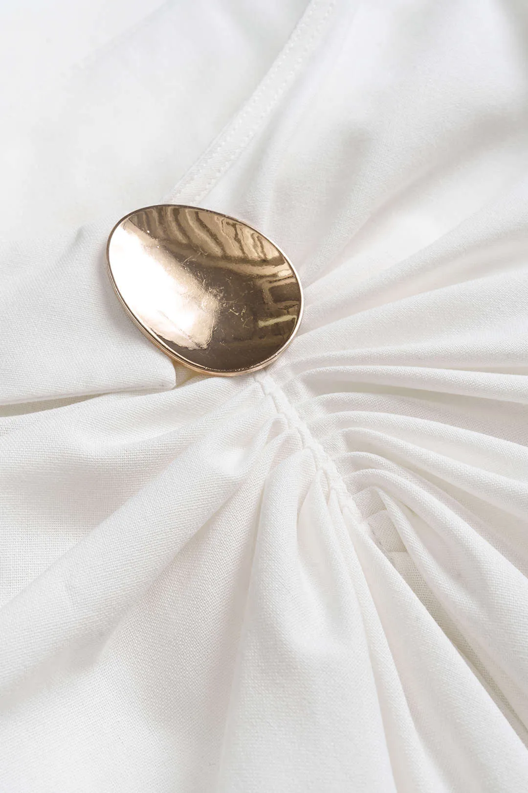 Linned Ruched Slit Asymmetrical Nederdel sold by Micas product image thumbnail 3