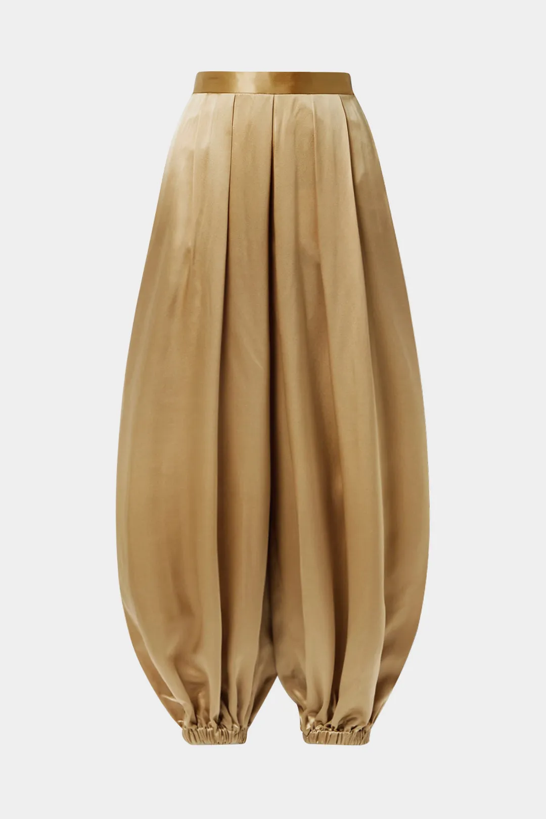 Satin ruchede bukser sold by Micas