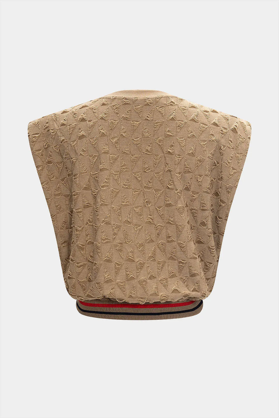 Rippet patchwork ærmeløs t-shirt sold by Micas product image thumbnail 2