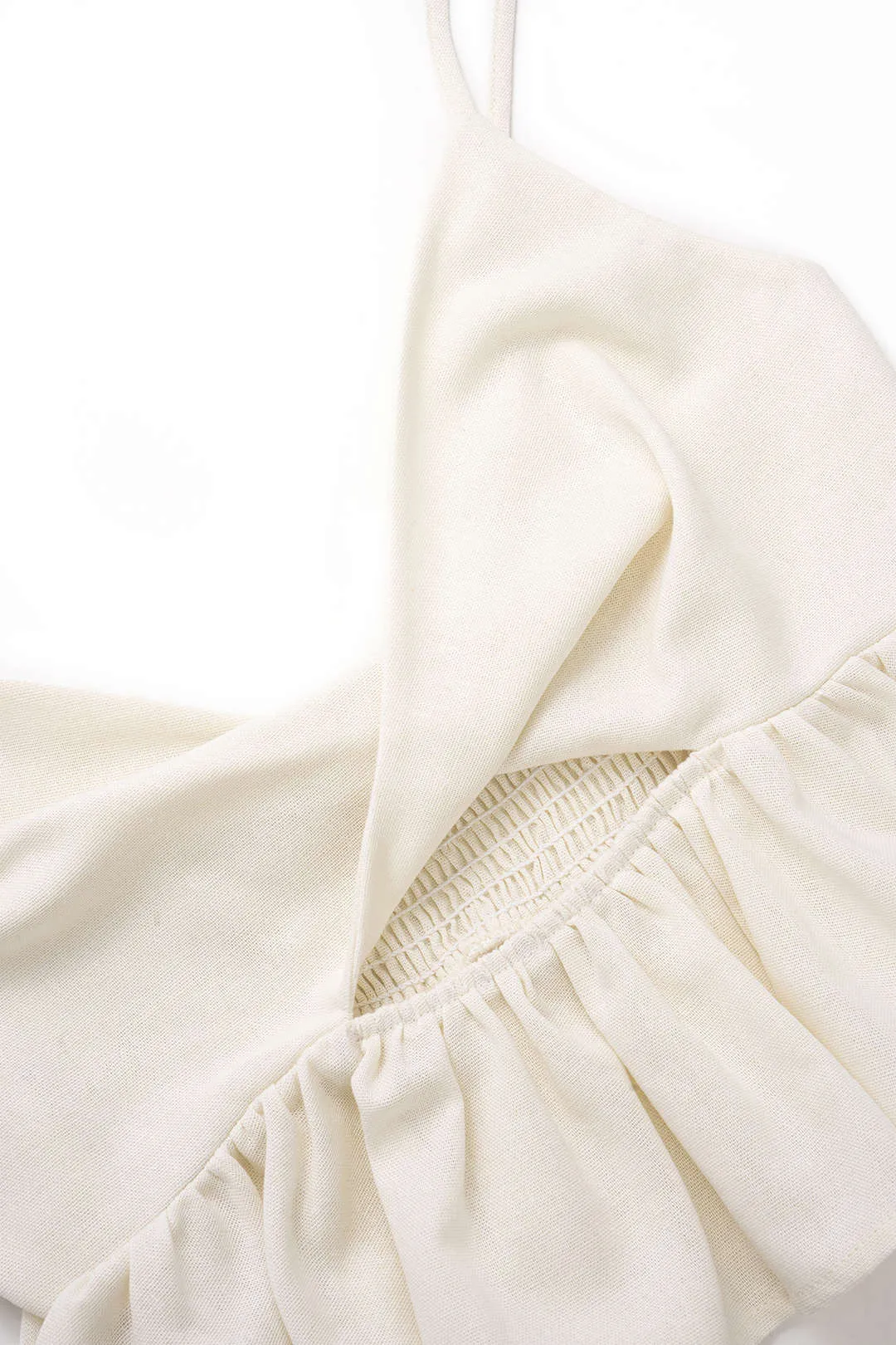 Linned Hollow Out Twist Knot Cami Top og Bukser sæt sold by Micas product image thumbnail 3