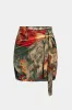 Ruched Tie-Up detaljer nederdel sold by Micas