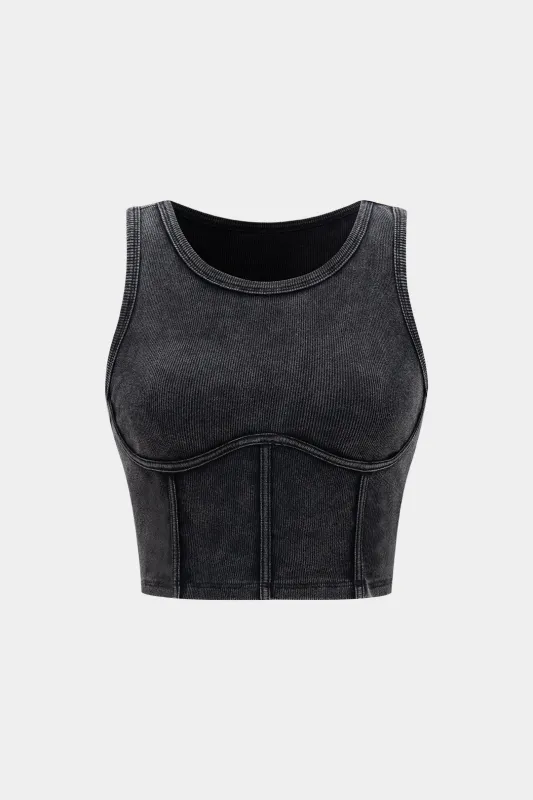 Binding Sleeveless Tank Top sold by Micas