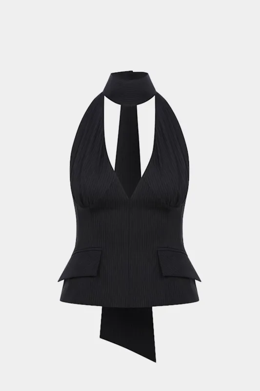 V-Neck Halter Tank Top sold by Micas