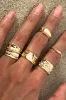 Uregelmæssig rynket åben ring sold by Micas