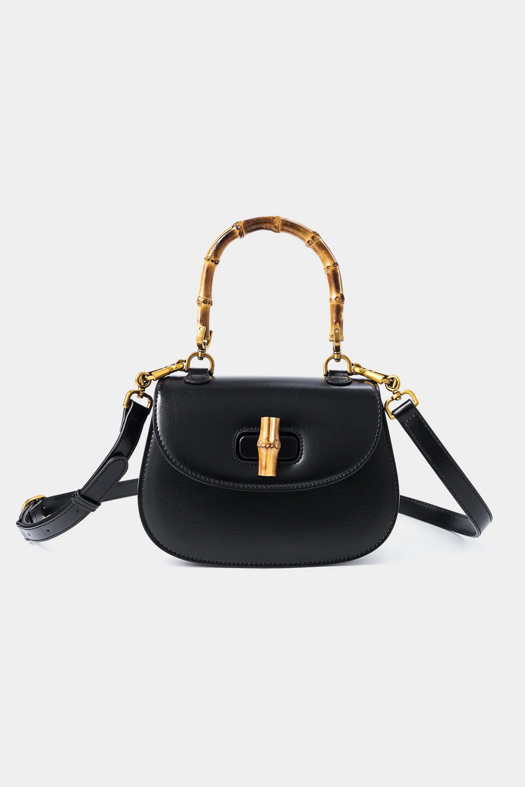 Bambus design tværkrop taske sold by Micas