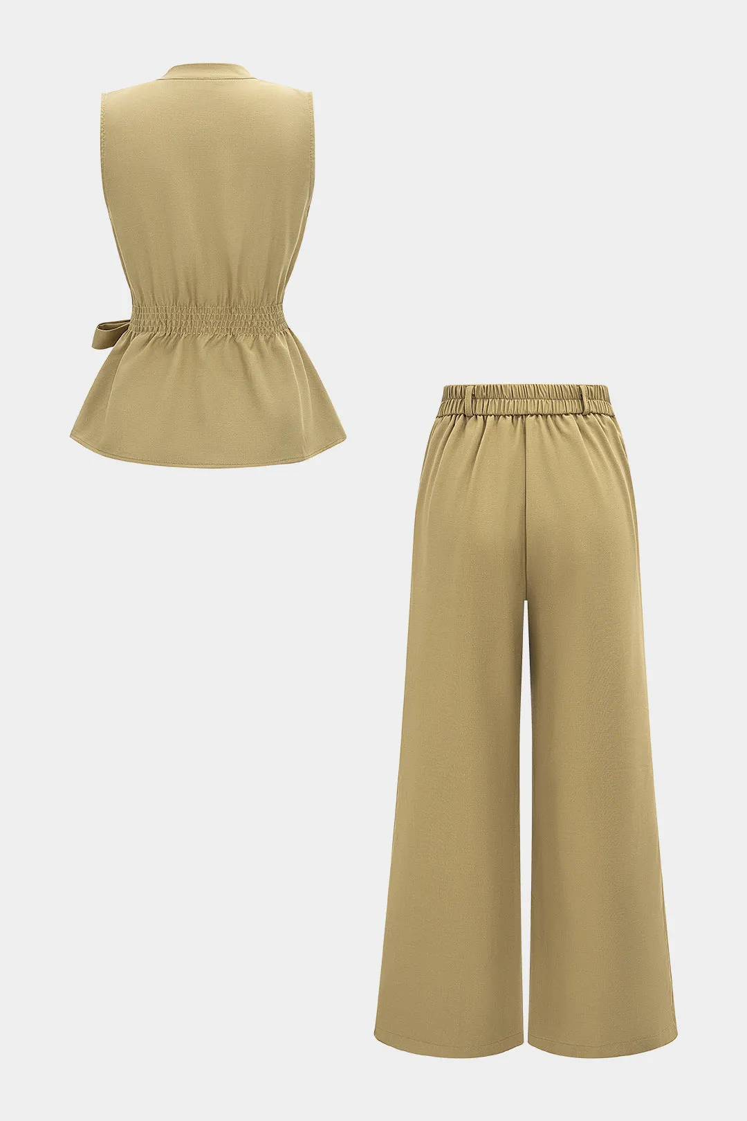 Bæltet vest og bukser sætter sold by Micas product image thumbnail 2