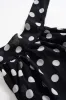 Polka Dots Print Chiffon Halter Neck Backless Sleeveless Mini Dress sold by Micas