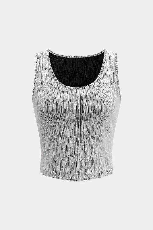 Ribbed Sleeveless Tank Top sold by Micas