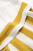 Stripes Print Linen Zipper Tie-Up Sleeveless Jumpsuit sold by Micas
