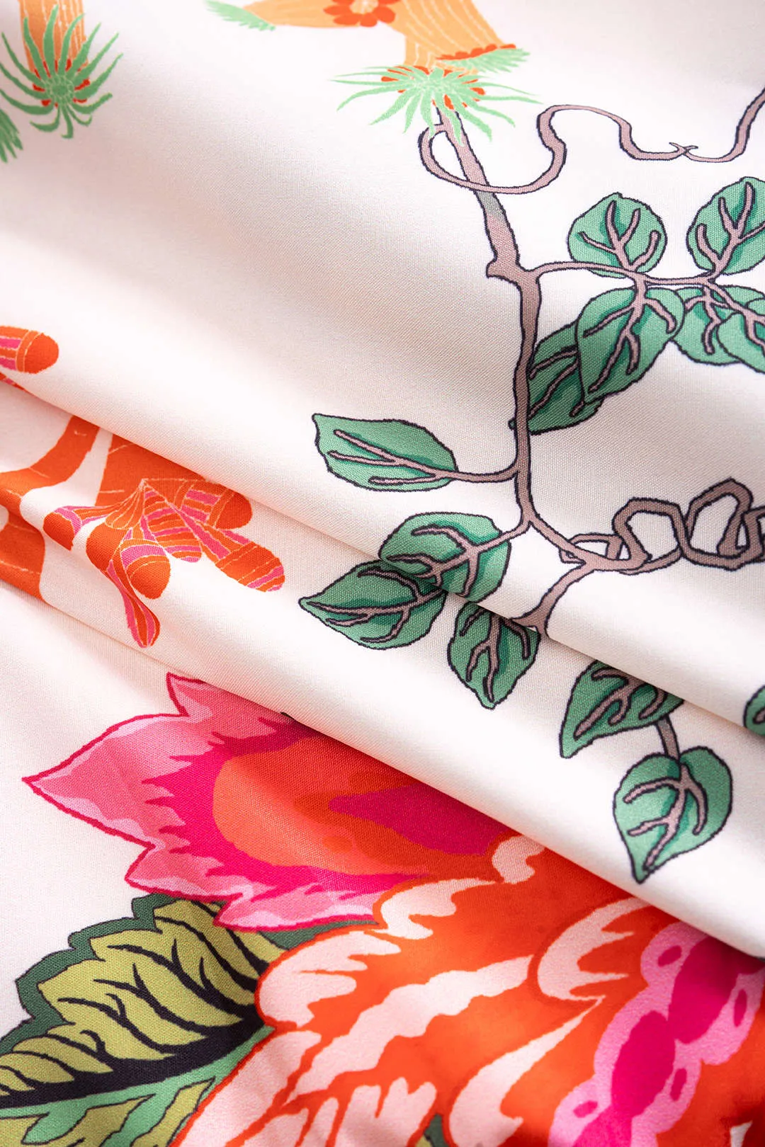 Blomsterblade Print Rem Slip Midi Dress sold by Micas product image thumbnail 5