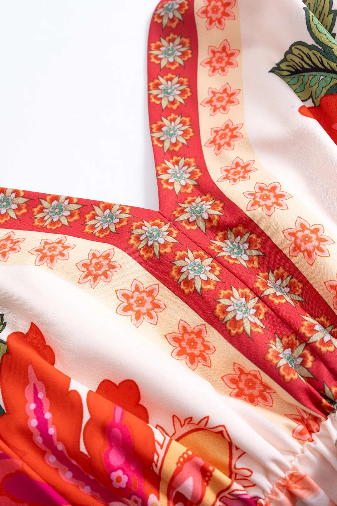 Blomsterblade Print Rem Slip Midi Dress sold by Micas product image thumbnail 3