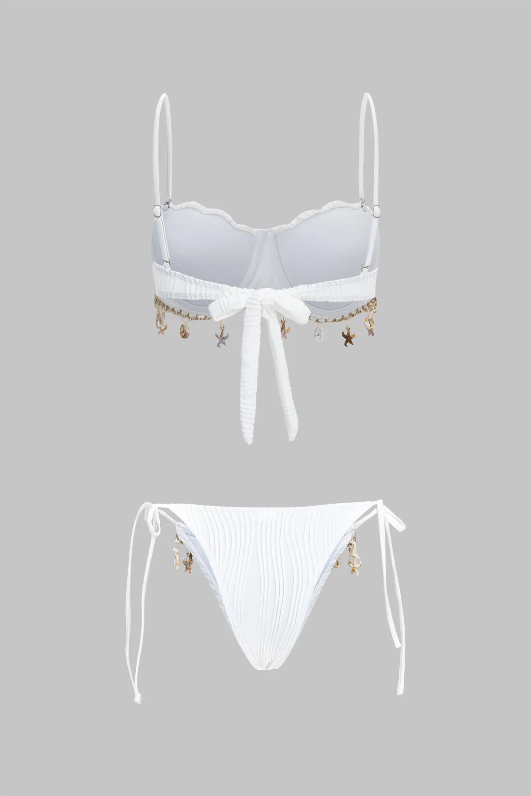 Fringe Beaded Shell Bikini Set sold by Micas product image thumbnail 2