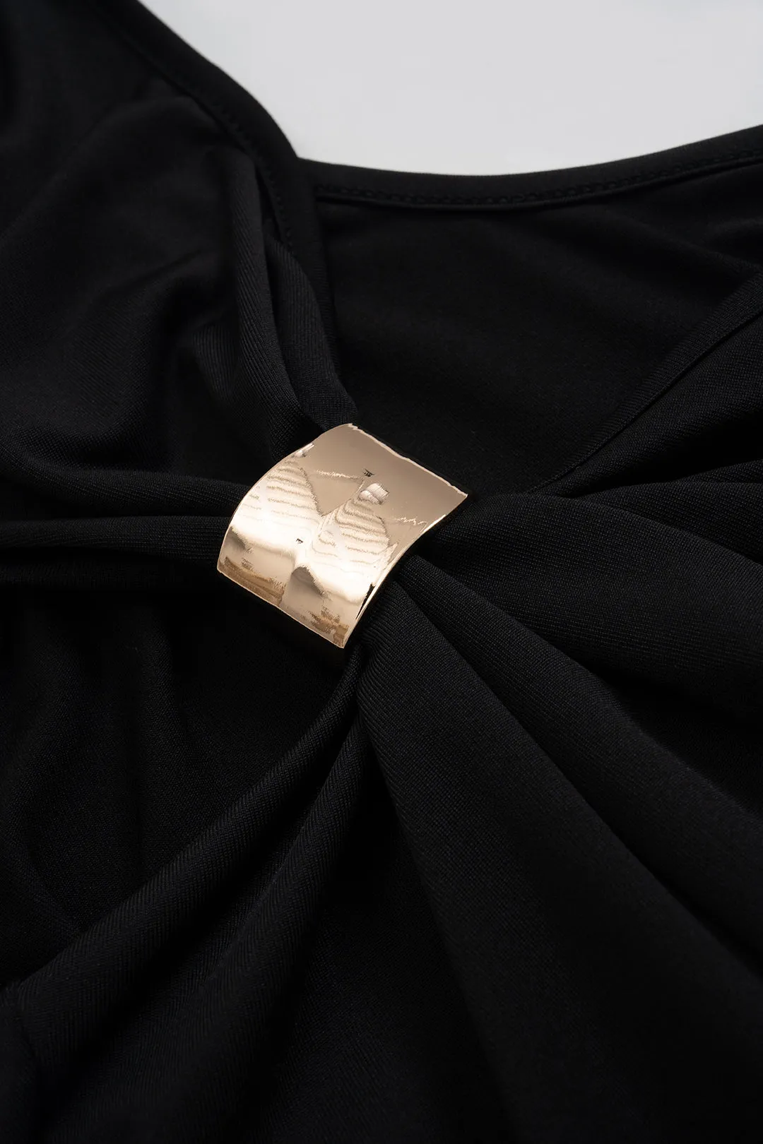 Metallisk indretning Slit maxi kjole sold by Micas product image thumbnail 3