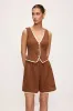 Metallic Patchwork Tank Top sold by Micas