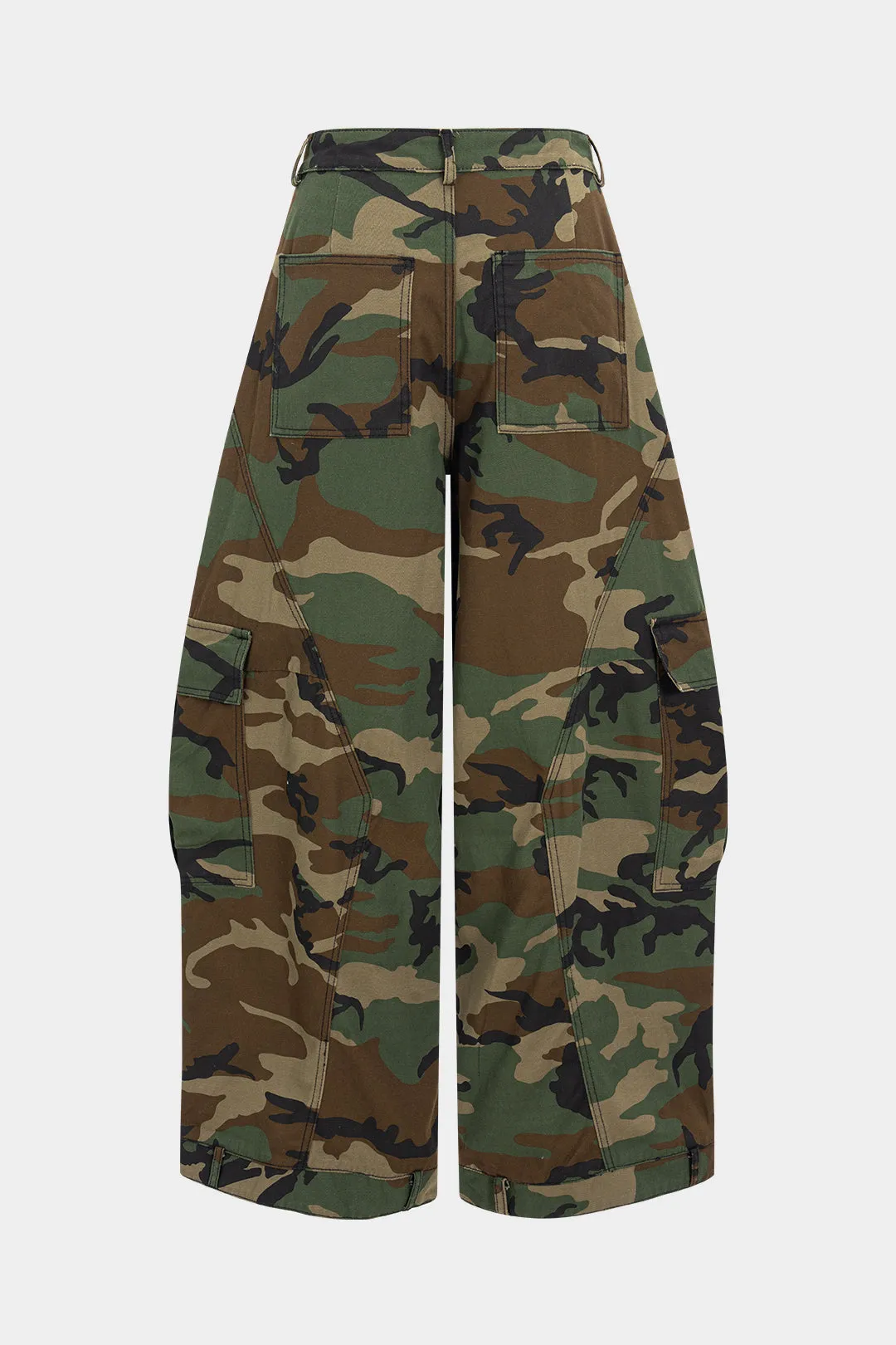 Camo Print Denim Pocket Trousers sold by Micas product image thumbnail 2
