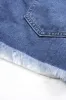 Patchwork Denim Shorts sold by Micas