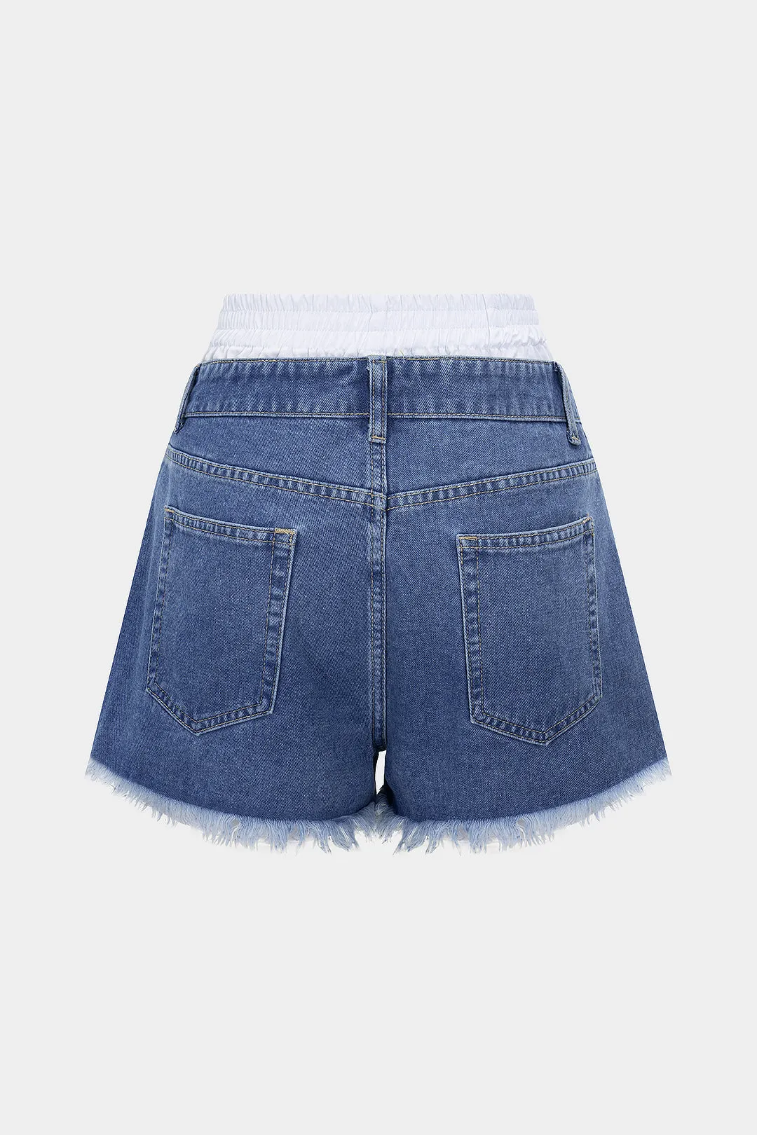 Patchwork Denim Shorts sold by Micas product image thumbnail 2