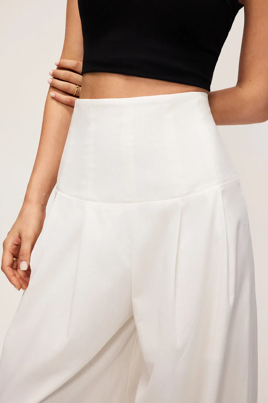 Linen Pleated Trousers sold by Micas product image thumbnail 3