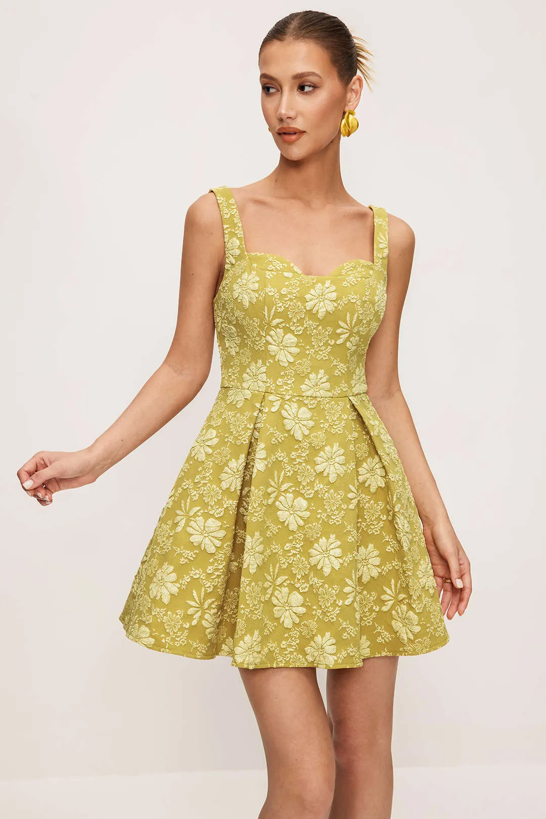 Floral Print Sleeveless Tank Mini Dress sold by Micas