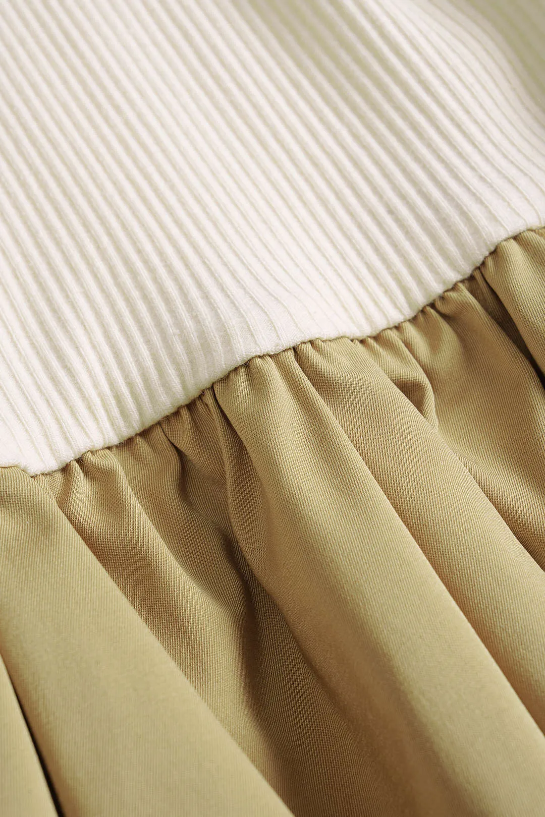 Patchwork Ruched Pocket Sleeveless Mini Dress sold by Micas product image thumbnail 4