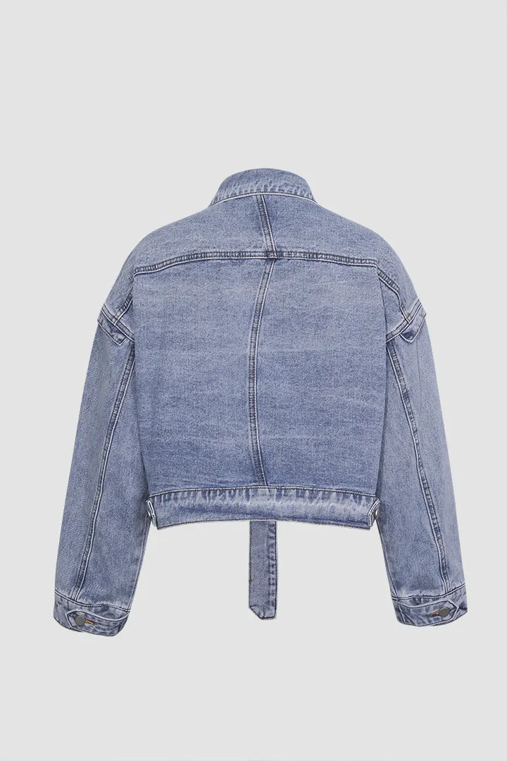 Basic Denim Jacket sold by Micas product image thumbnail 3