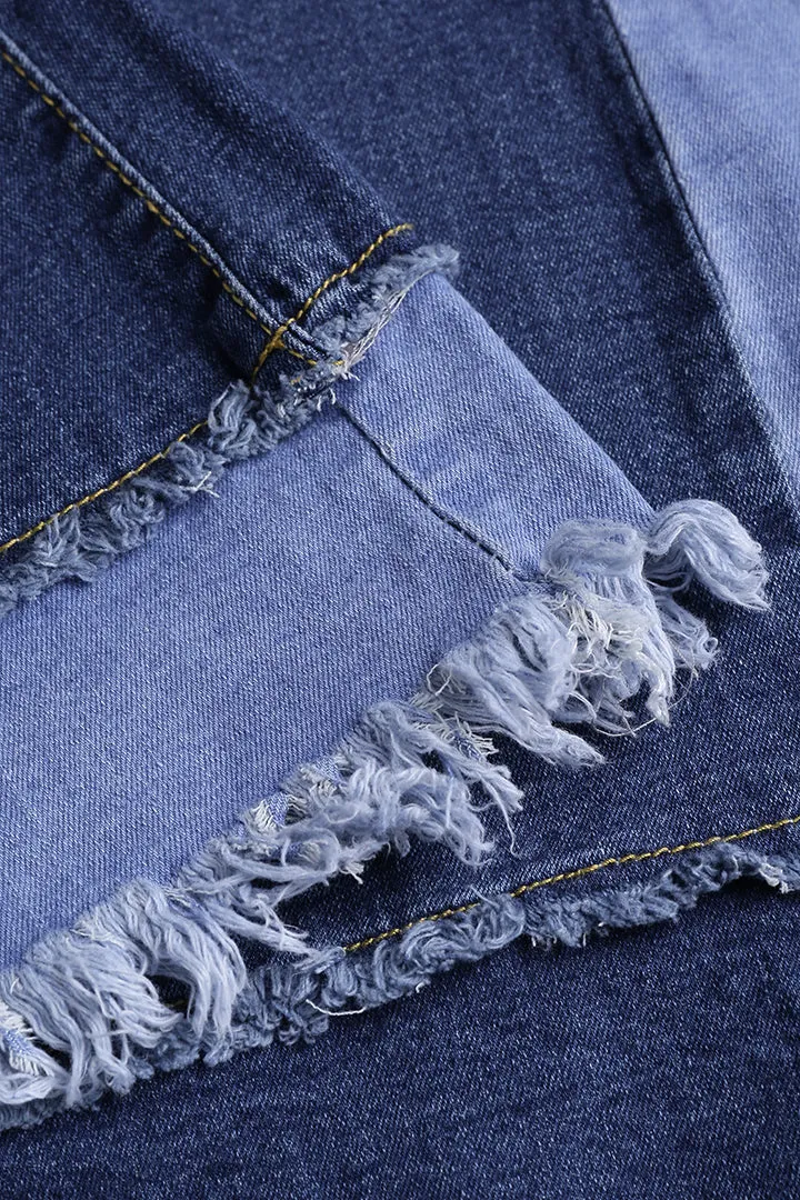 Blue Flared Leg Jeans sold by Micas product image thumbnail 4