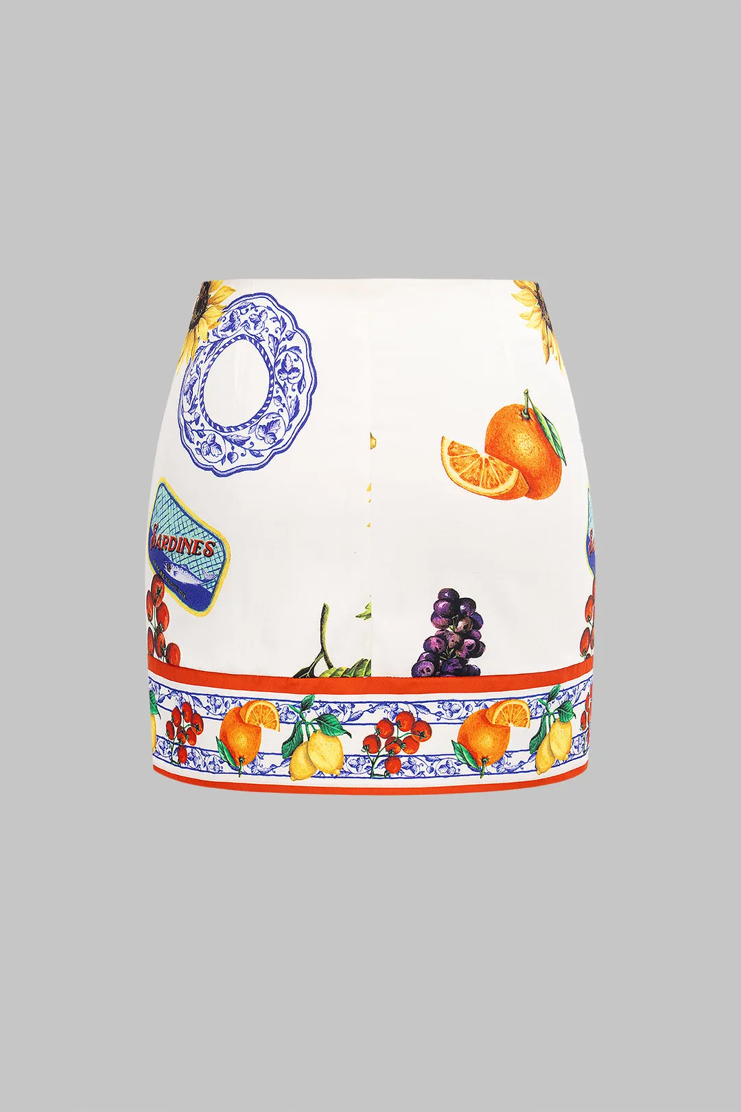 Frugt blomsterprint nederdel sold by Micas product image thumbnail 2