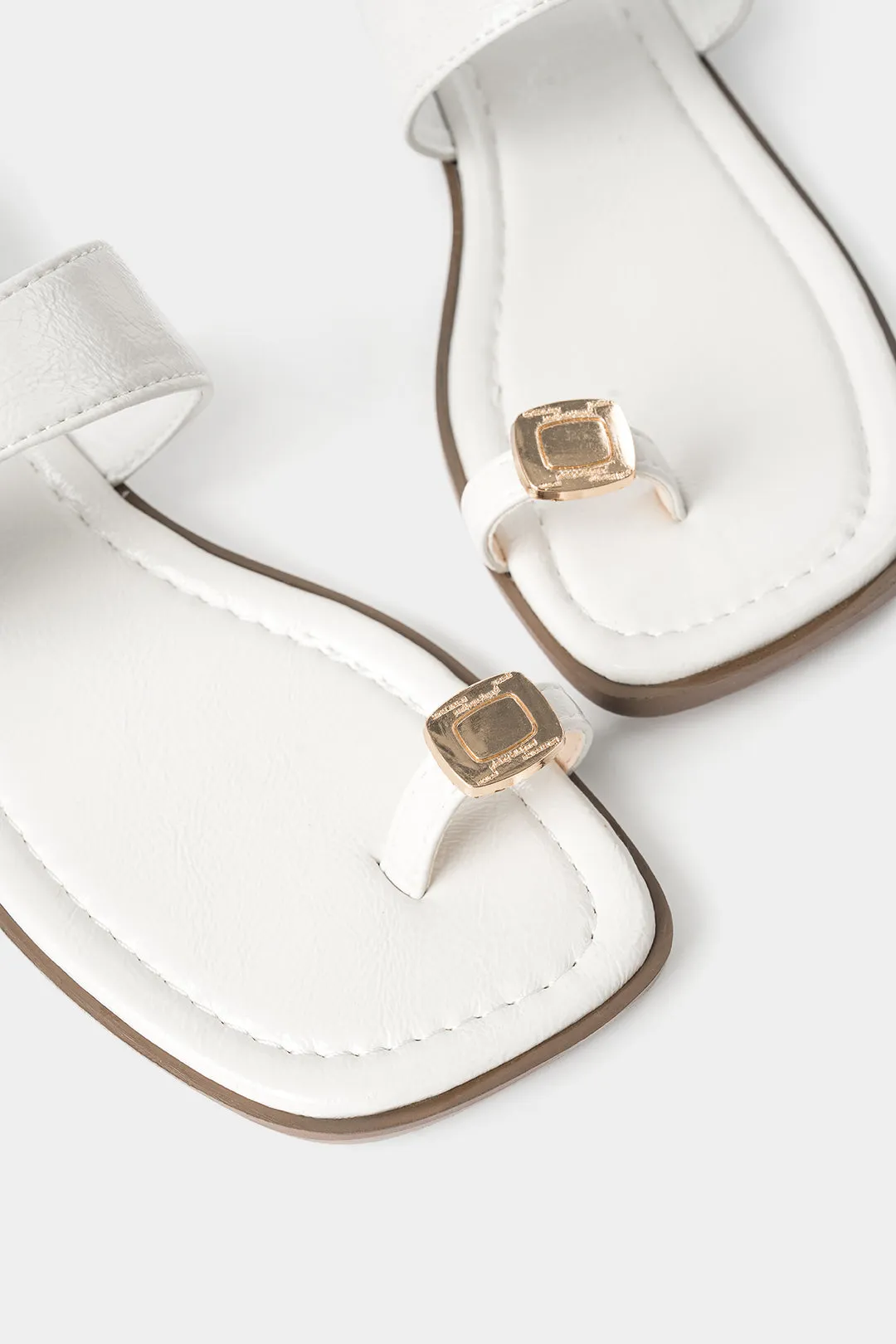 Metallic Decor Open Toe Sandals sold by Micas product image thumbnail 3