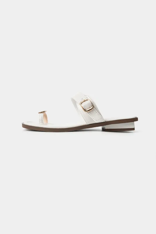 Metallic Decor Open Toe Sandals sold by Micas