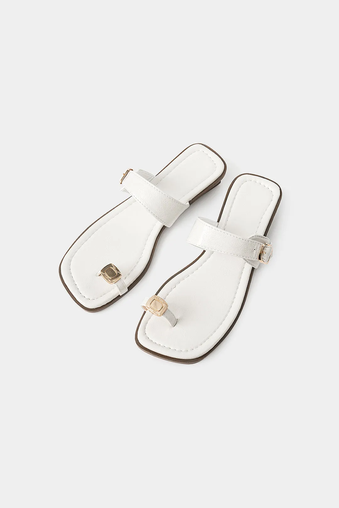 Metallic Decor Open Toe Sandals sold by Micas product image thumbnail 2