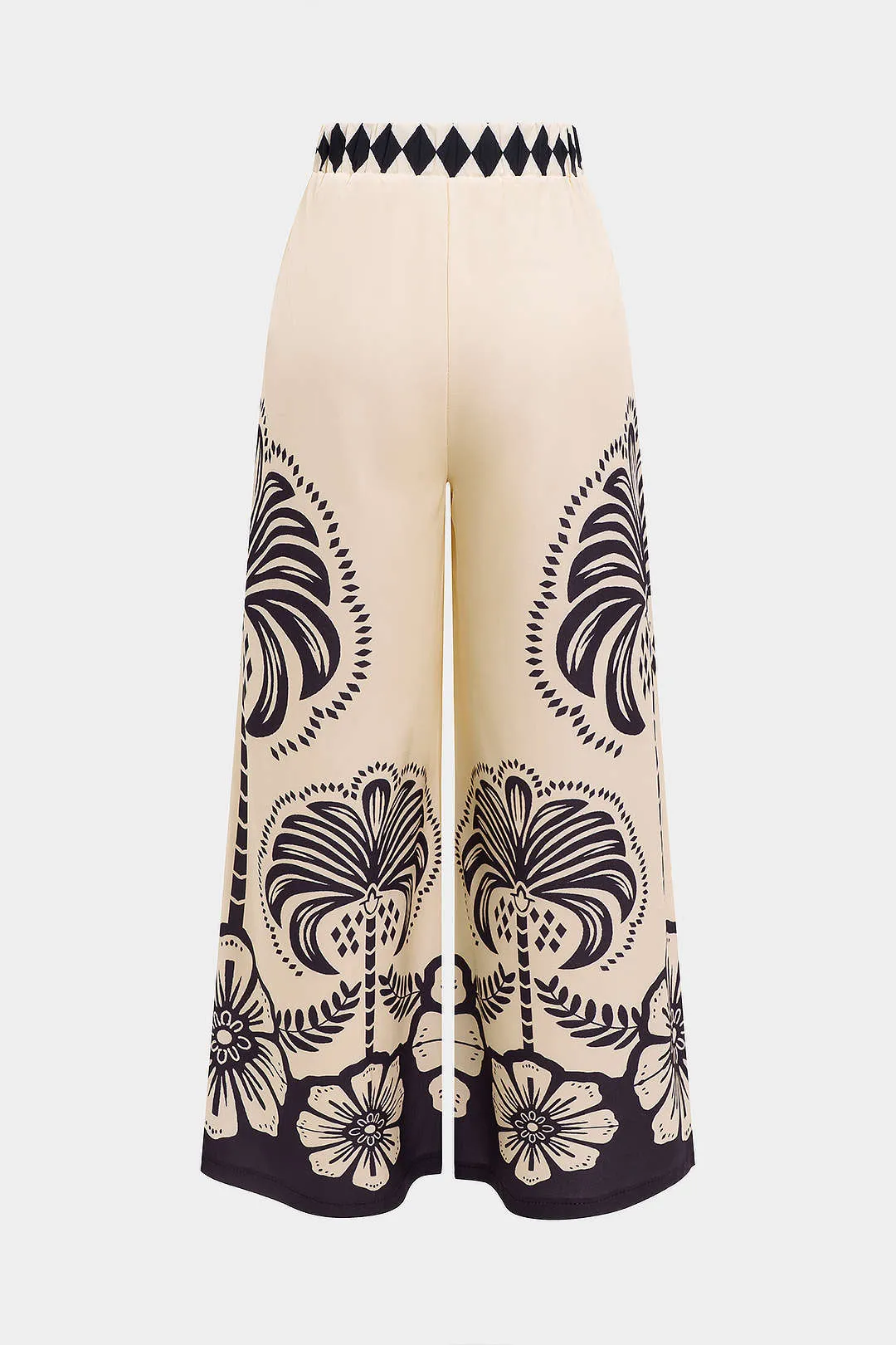 Blomsterprint med høj talje brede benbukser sold by Micas product image thumbnail 2