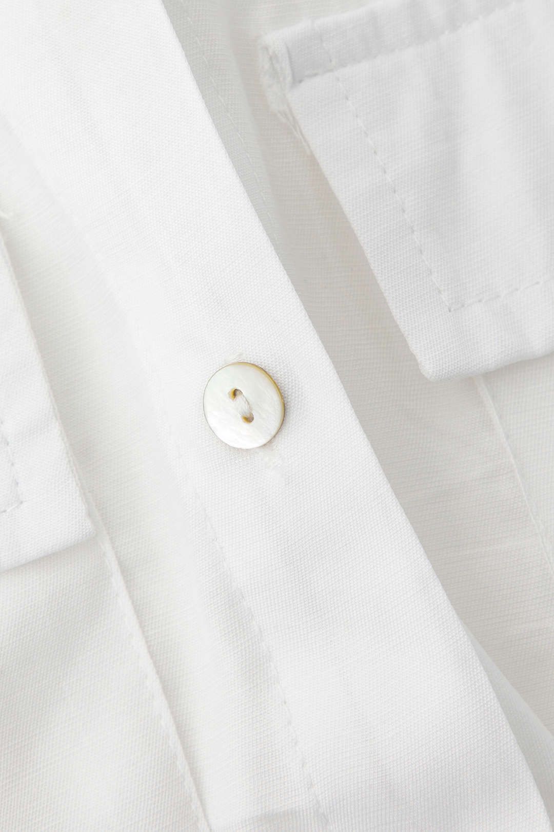 Flap Pocket Knot Hem Crop Shirt sold by Micas product image thumbnail 3