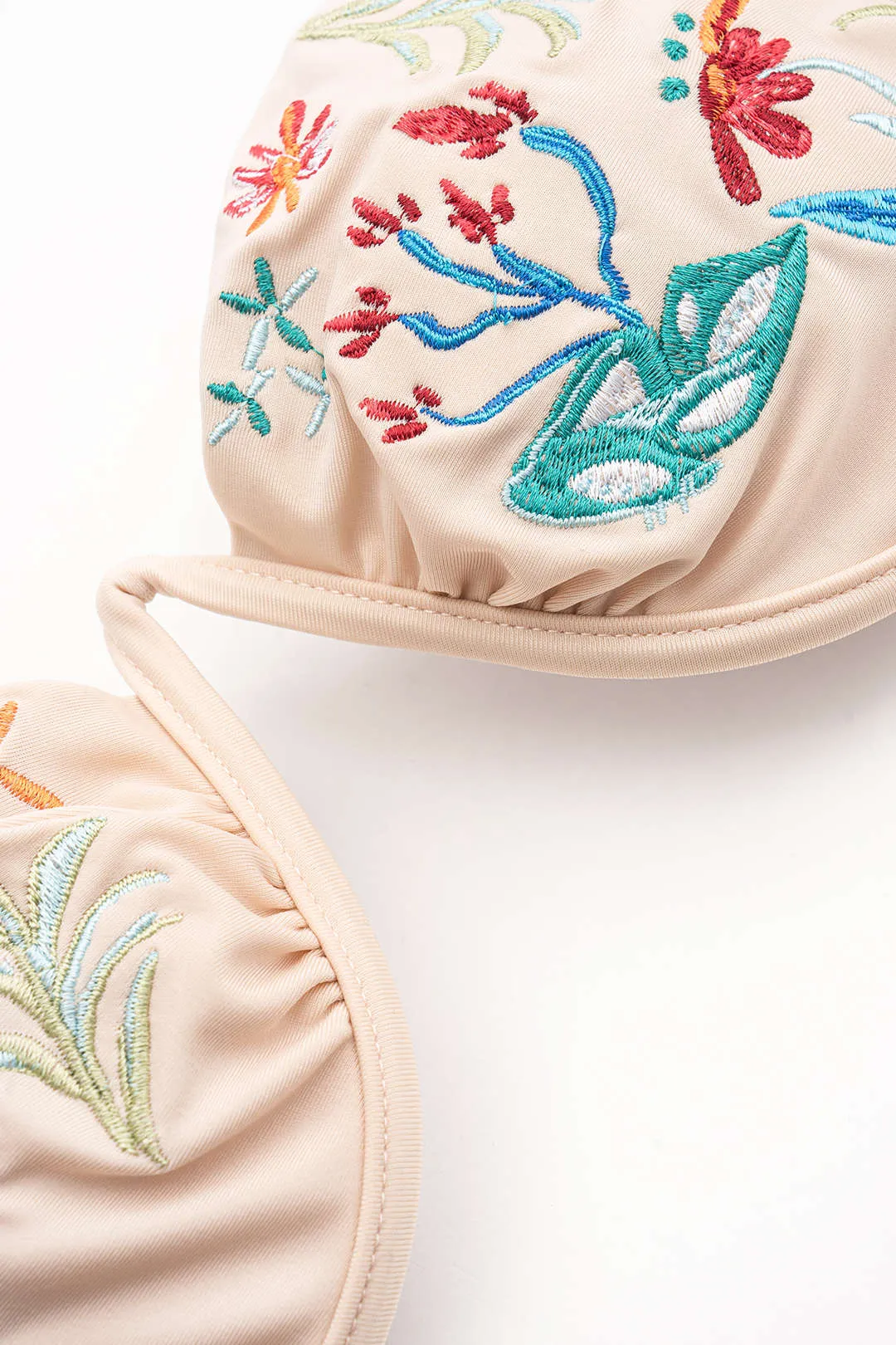 Embroidered Tie Bikini Set sold by Micas product image thumbnail 3