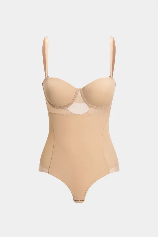 Sheer Lace Lingerie Bustier Bodysuit sold by Micas
