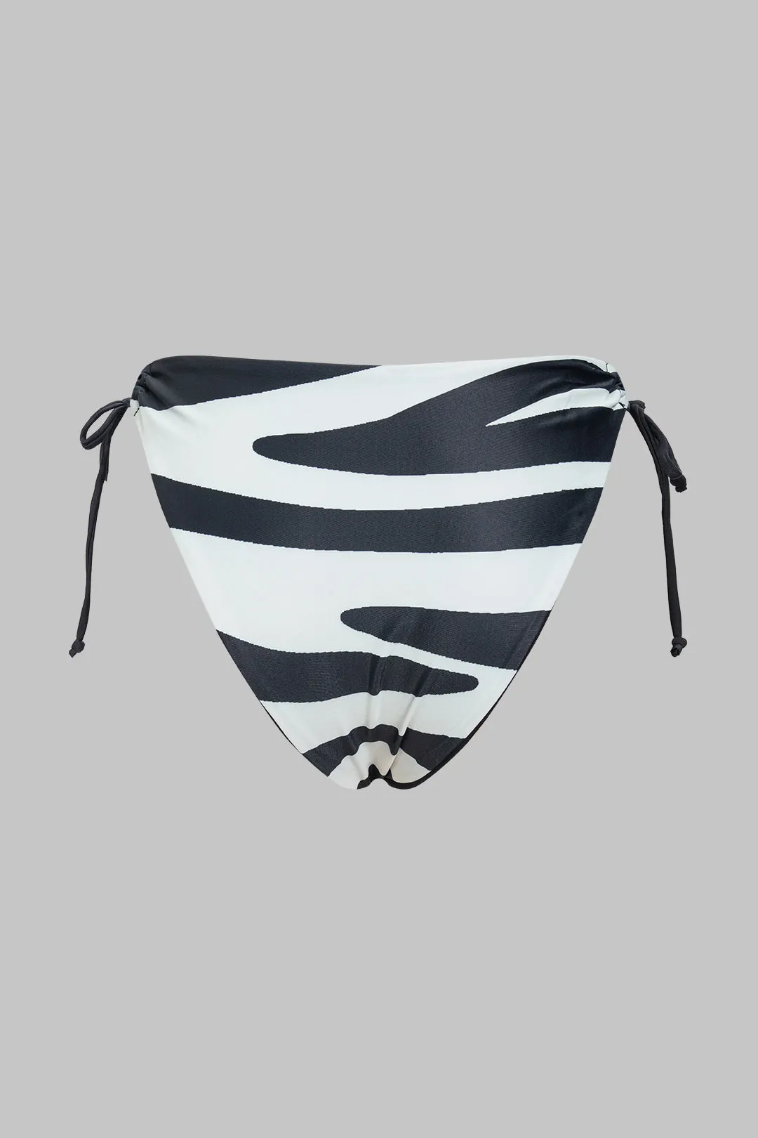 Stripes Print Metallic Decor Tie-Up Bikini Set sold by Micas product image thumbnail 4