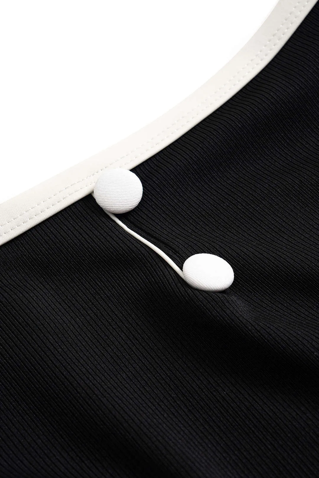 Metallic Button Contrast Bikini Set sold by Micas product image thumbnail 4