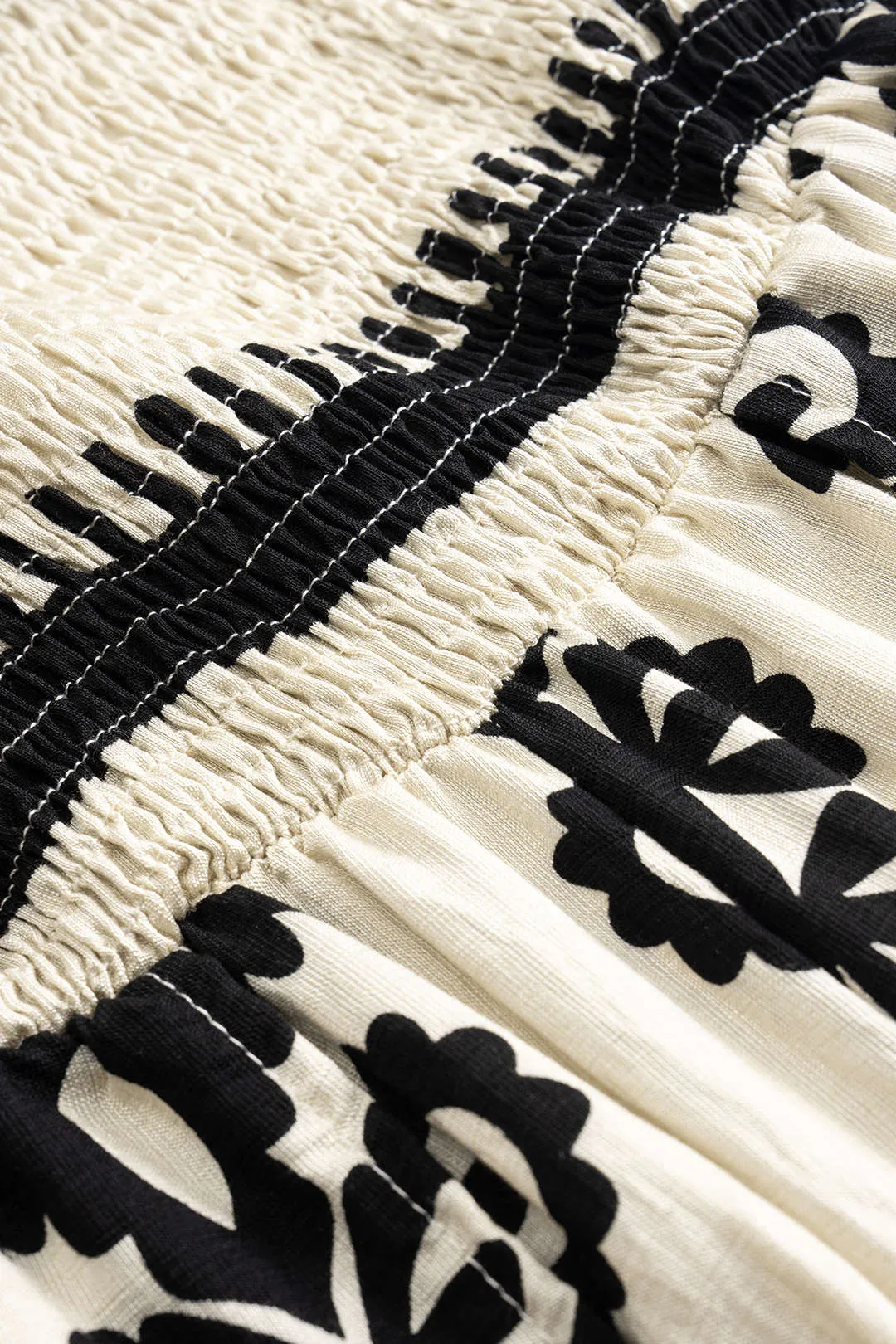 Retro Print Sleeveless Wide Leg Jumpsuit sold by Micas product image thumbnail 3