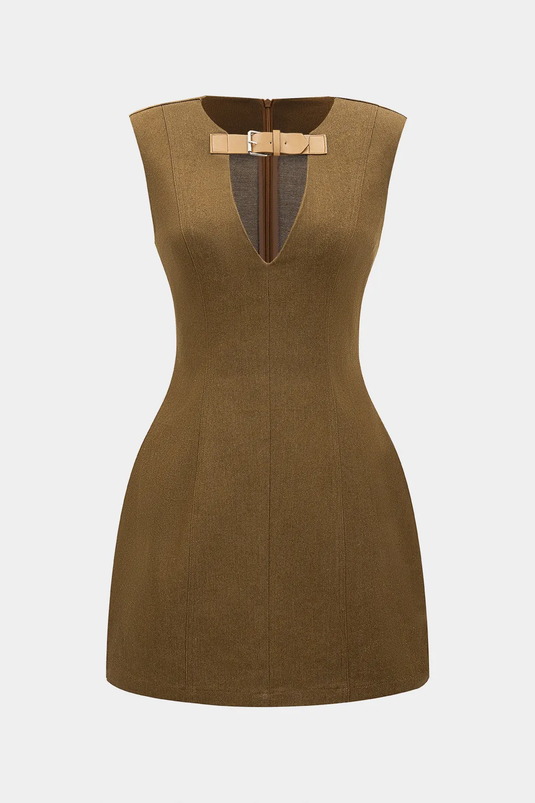 Sleeveless V-Neck Mini Dress sold by Micas