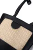 Straw Handheld Bucket Shoulder Bag sold by Micas