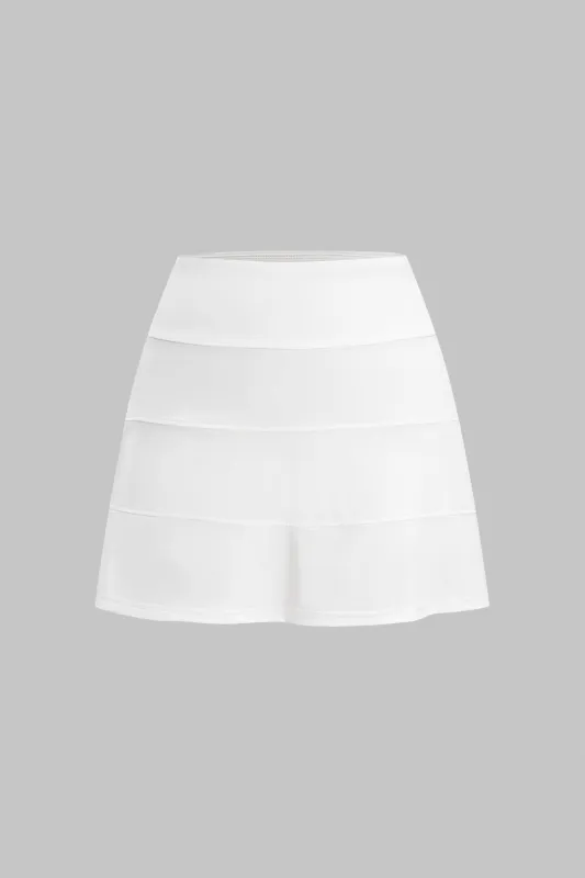 High Waist Pleated Skort sold by Micas