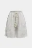 Vaskede høje talje sammenbindede shorts sold by Micas