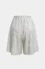 Vaskede høje talje sammenbindede shorts sold by Micas