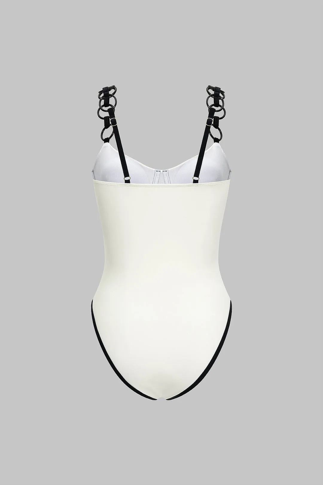 Contrast Piping One-Piece Swimsuit sold by Micas product image thumbnail 2